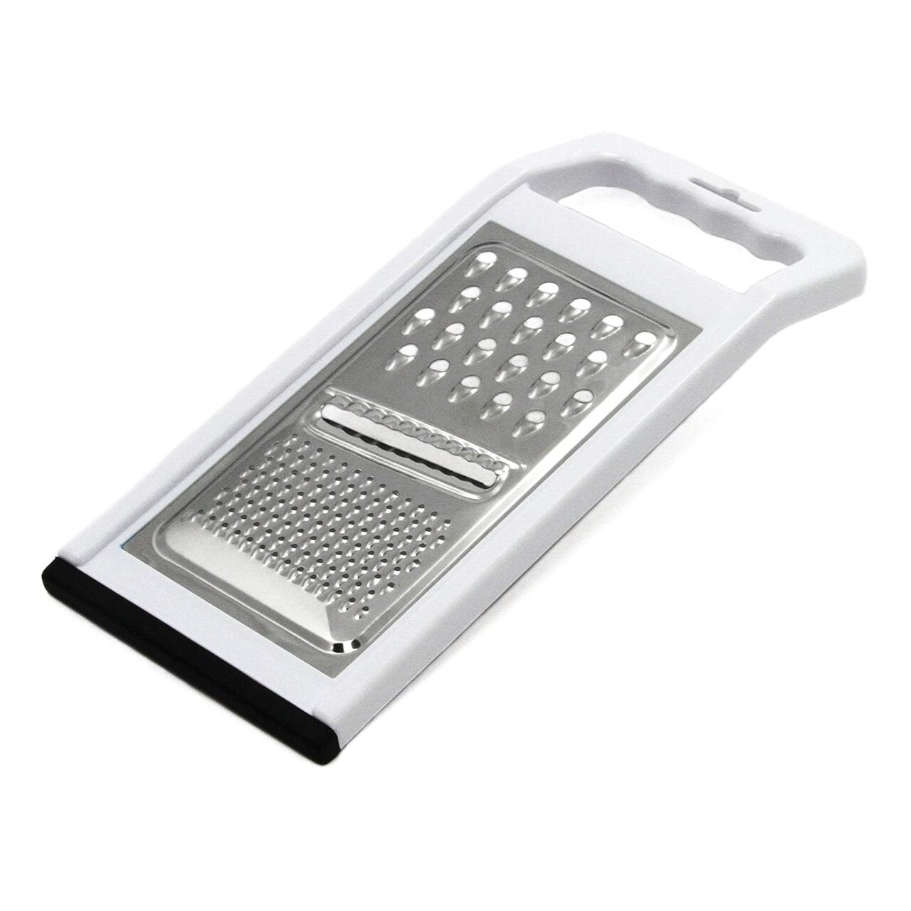 Chef Craft Non-Skid Stainless Steel Blade Flat Coarse / Fine Grater & Slicer
